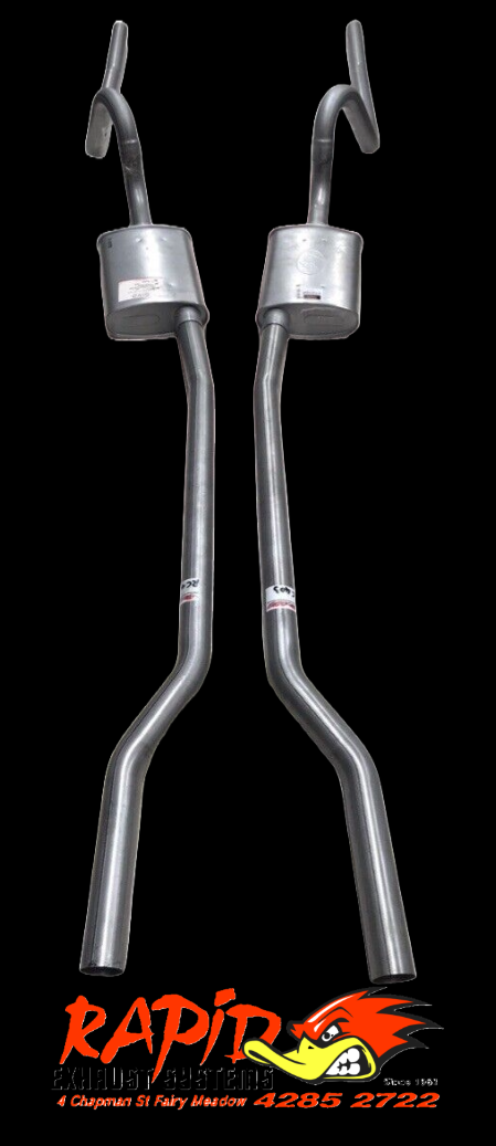 FORD 2.5 INCH EXHAUST SYSTEM INSIDE SPRING suit XA- XB - XC