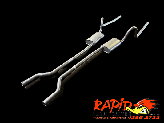 Ford Falcon XA, XB, XC 2" Dual extractor back sports exhaust system