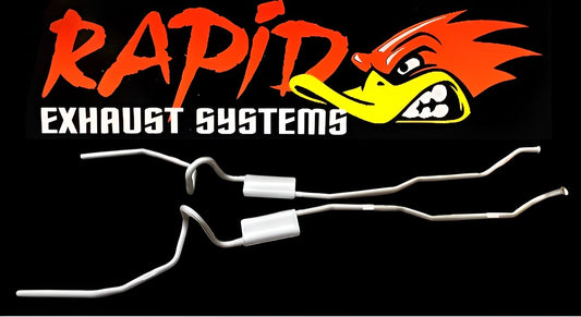 Holden HQ, HJ, HZ, HX (V8) Sedan 2" Dual Sports Exhaust system from manifolds