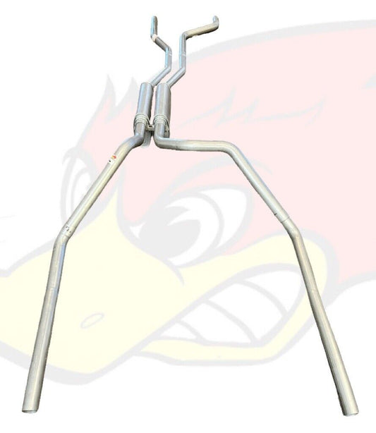 Holden HQ, HJ, HZ, HX, WB, UTE / Panel van (V8) 2 1/2" Extractor back dual mandrel bent sports exhaust system