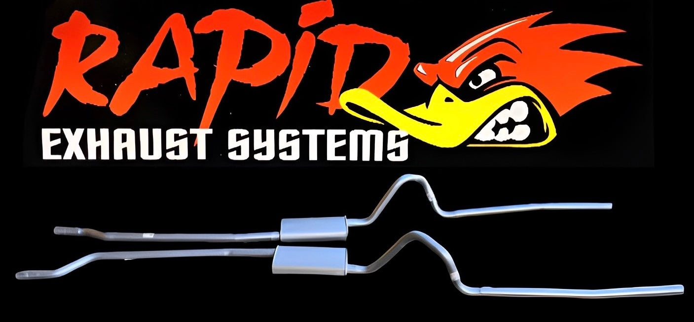 FORD FAIRLANE ZF-ZG-ZH DUAL 2 inch system from extractors