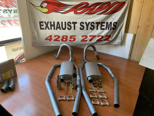 Holden HQ, HJ, HZ, HX (V8) Station wagon 2" Extractor back system