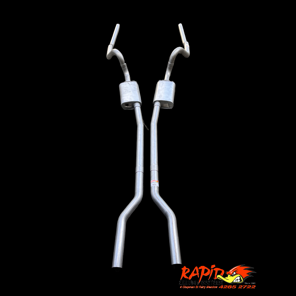 FORD FALCON V8 XR/XT/XW/XY 2.5 inch TWIN EXHAUST SYSTEM suit 1966-1972