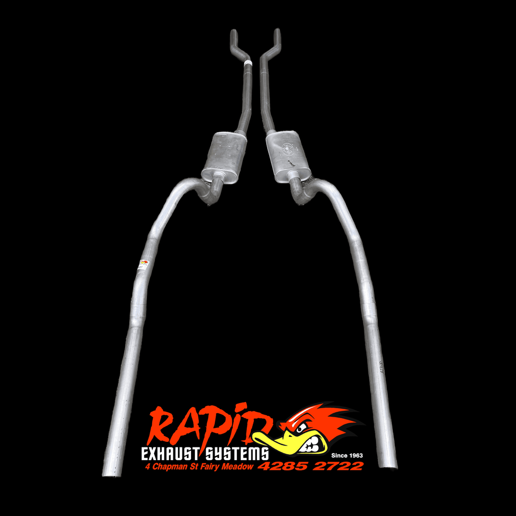FORD FALCON V8 XR/XT/XW/XY 2.5 inch TWIN EXHAUST SYSTEM suit 1966-1972