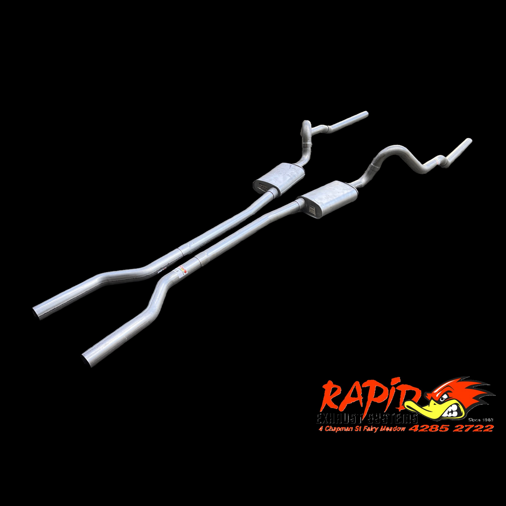 FORD FALCON V8 XR/XT/XW/XY 2.5 inch TWIN EXHAUST SYSTEM suit 1966-1972