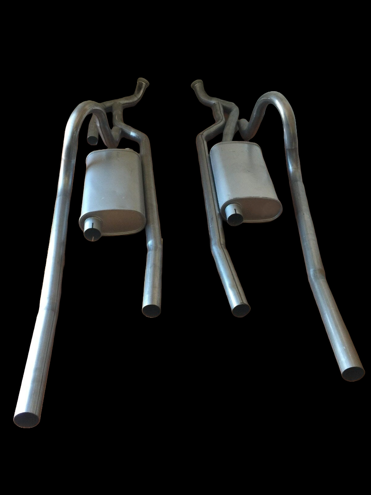 FORD FALCON DUAL EXHAUST SYSTEM suit XA- XB - XC -1972-1979 with LUKEY MUFFLERS