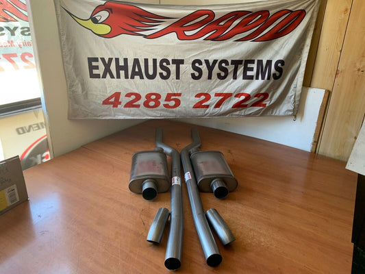 FORD 2.5 INCH 409 S/S DIFF DUMP EXHAUST SYSTEM suit XR TO XC FORD