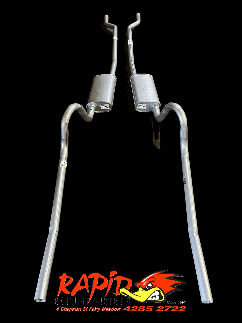 Ford Falcon XA, XB, XC 2" Dual extractor back sports exhaust system