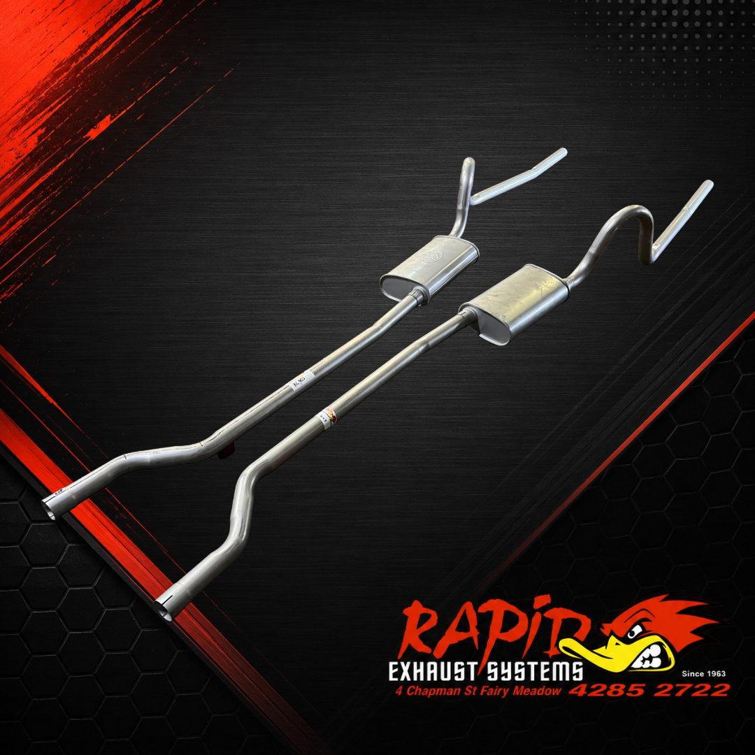 Ford Falcon XA, XB, XC 2" Dual extractor back sports exhaust system