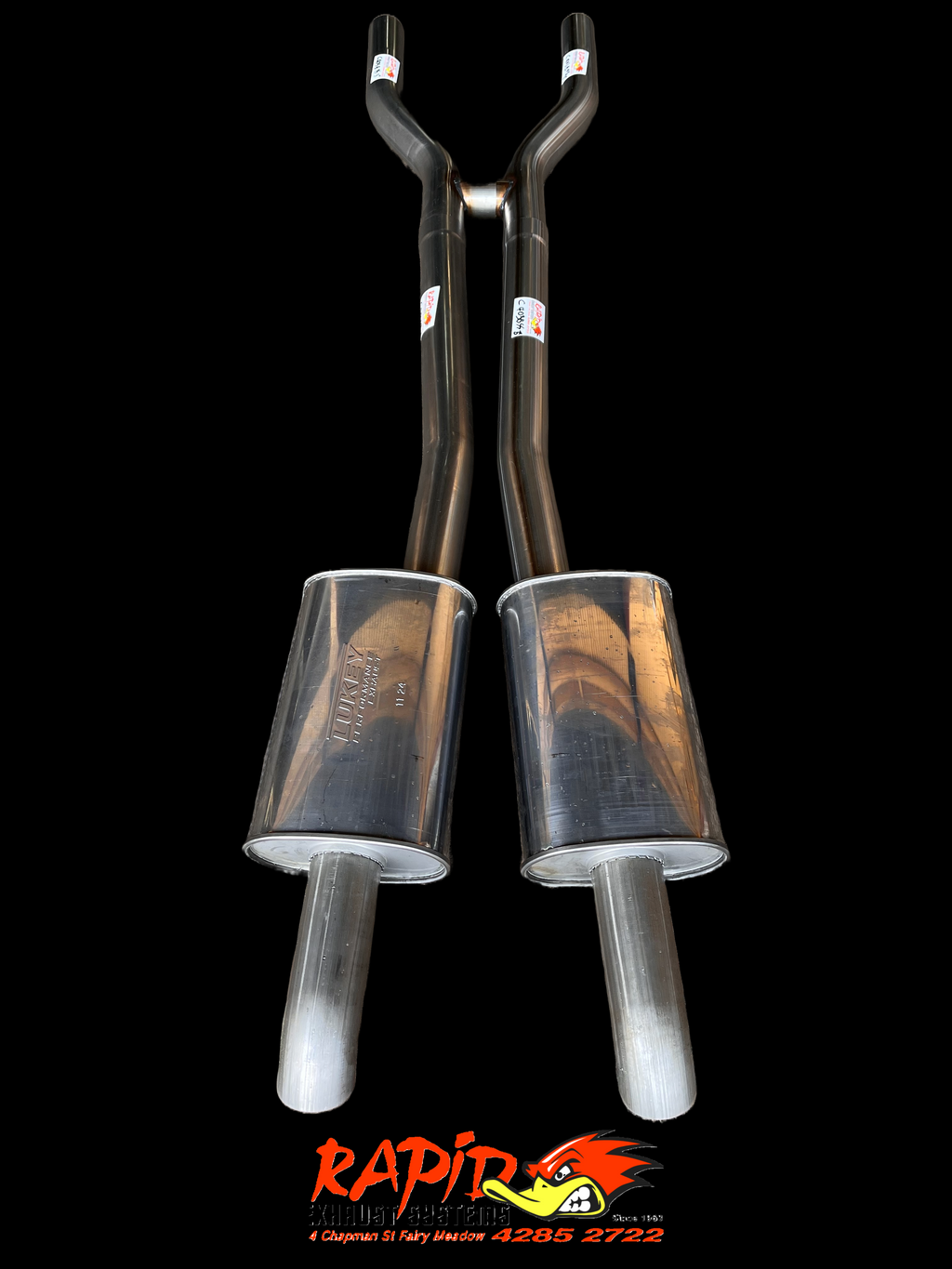 FORD 3" 409 S/S DIFF DUMP EXHAUST SYSTEM suit XR TO XF FORD V8