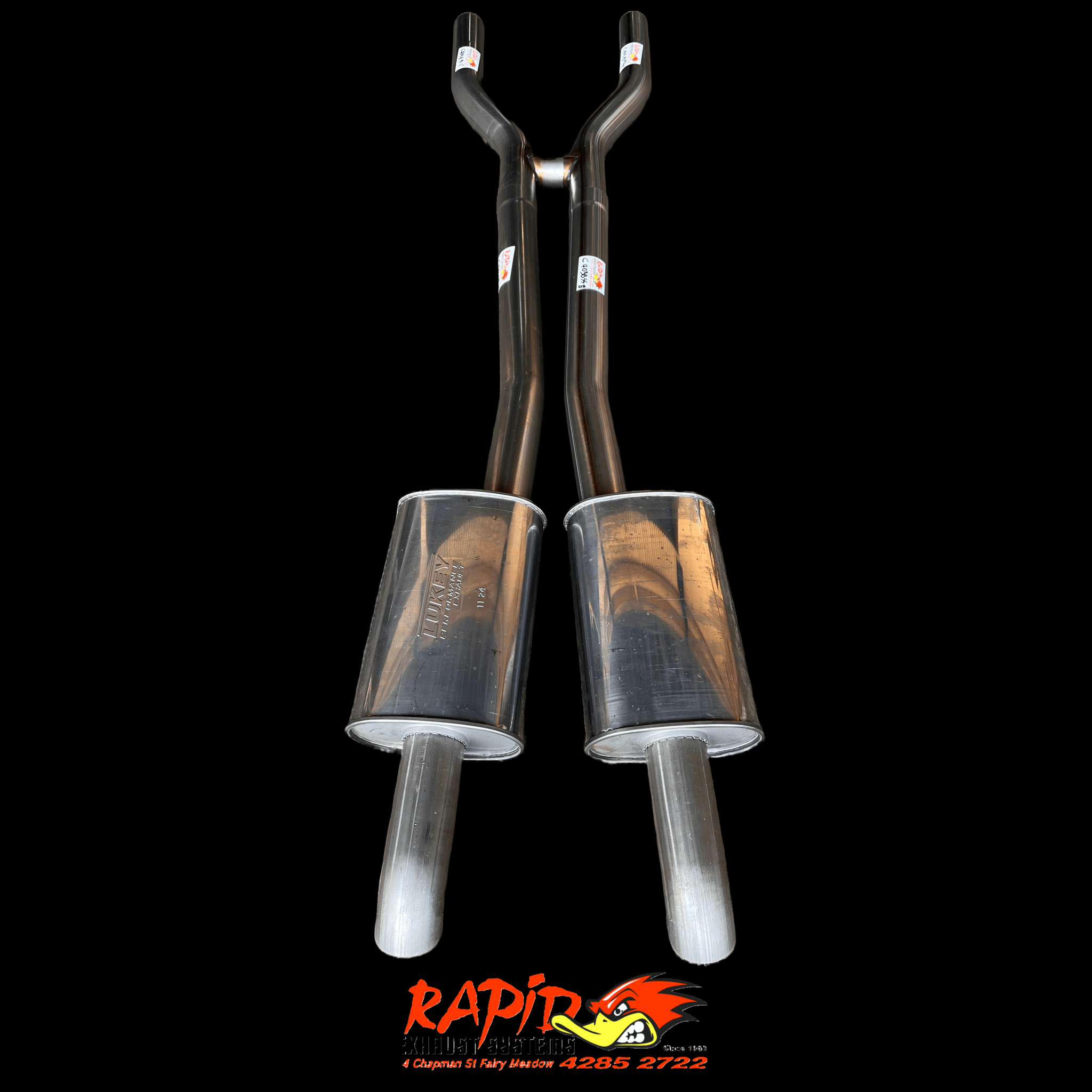 FORD 3" 409 S/S DIFF DUMP EXHAUST SYSTEM suit XR TO XF FORD V8