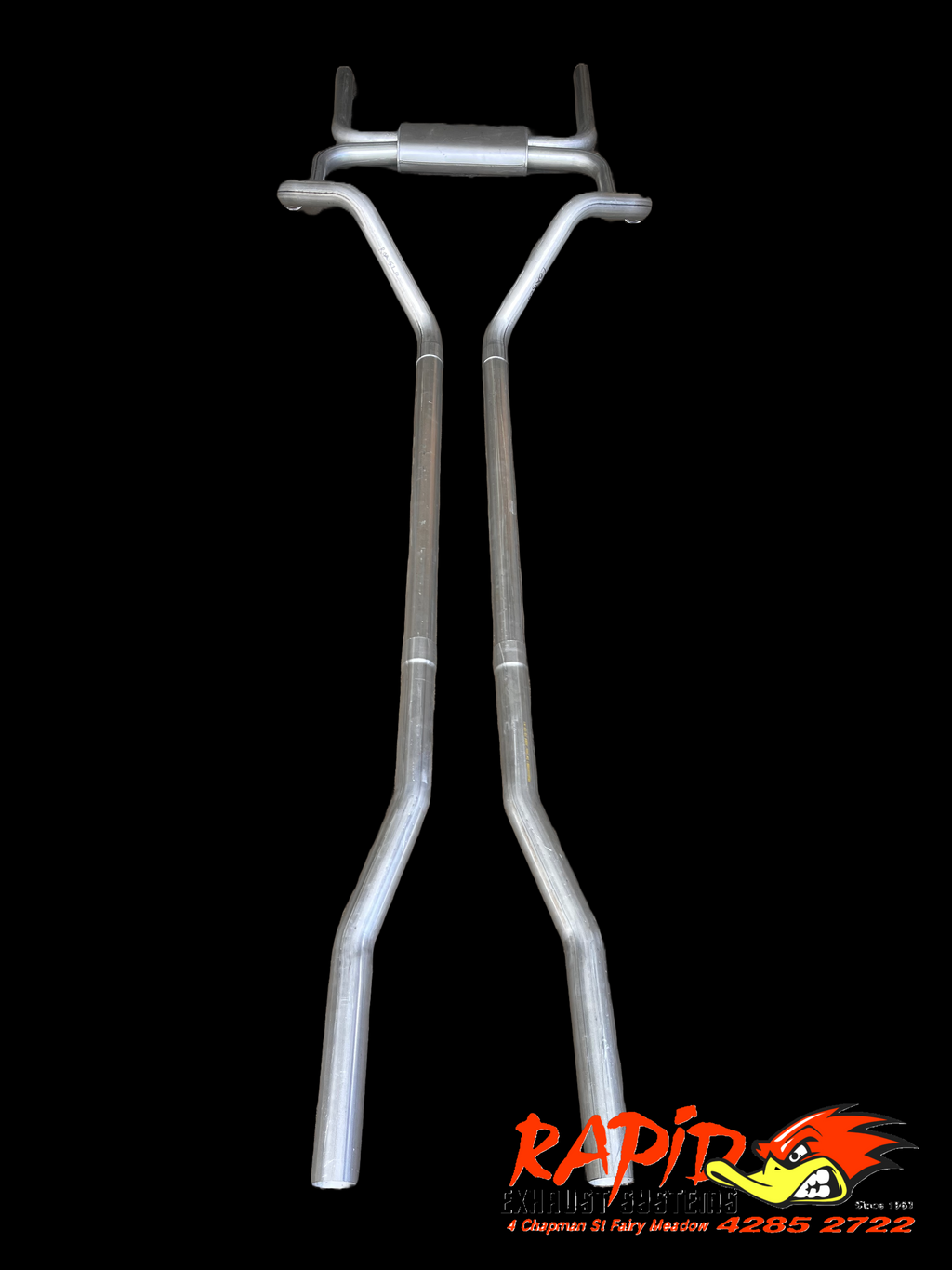 Holden HK, HT, HG (V8) 2 1/2" Mandrel bent Extractor back Dual Sports Exhaust system