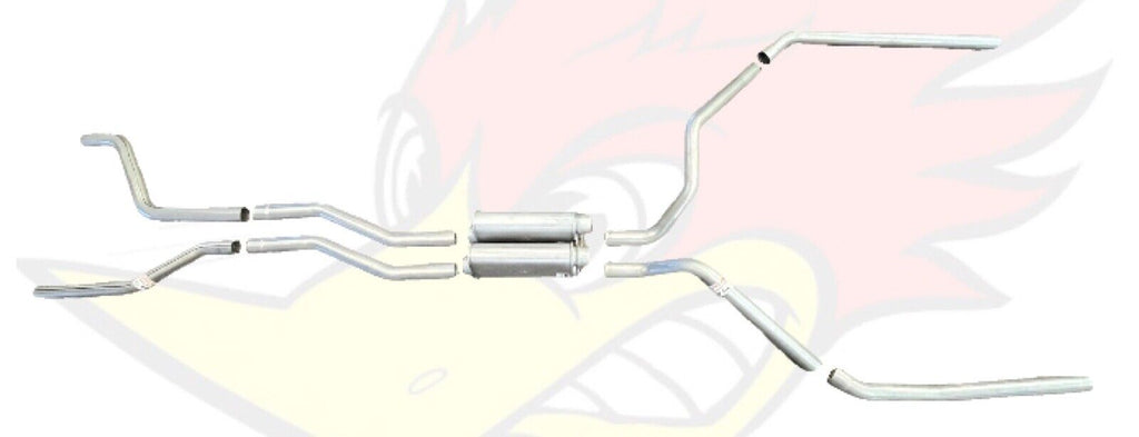 Holden HQ, HJ, HZ, HX, WB, UTE / Panel van (V8) 2 1/2" Extractor back dual mandrel bent sports exhaust system