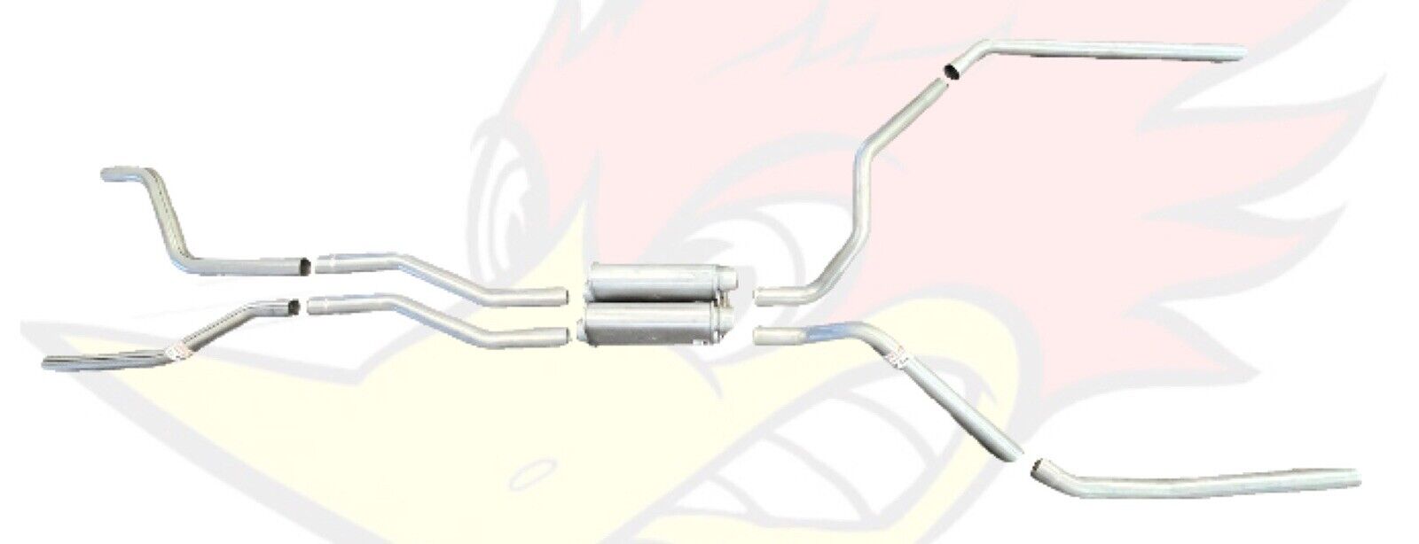 Holden HQ, HJ, HZ, HX, WB, UTE / Panel van (V8) 2 1/2" Extractor back dual mandrel bent sports exhaust system