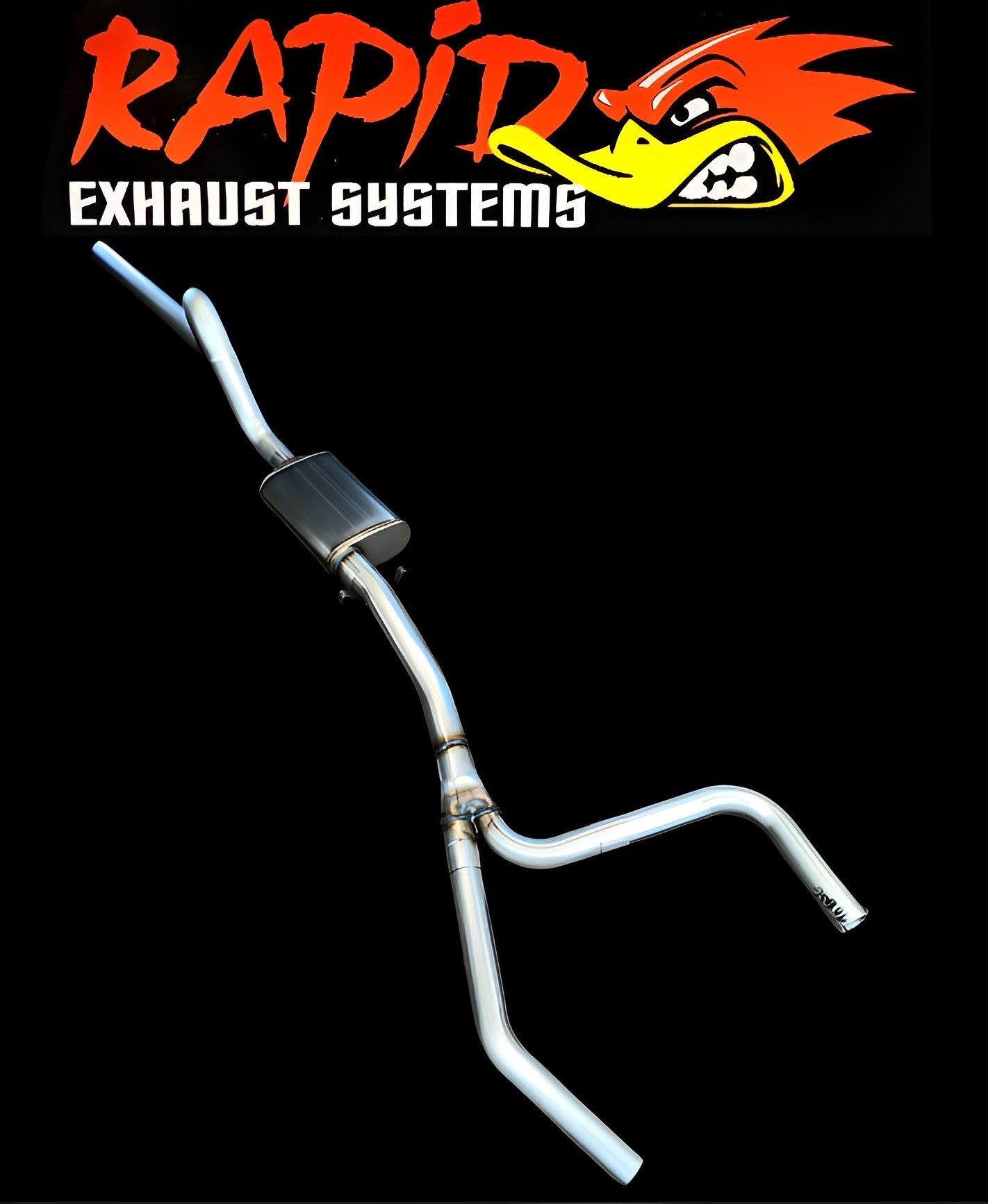 Holden VB, VC, VH, VK Commodore (V8), Sedan, Dual 2.5" to single 3" Extractor back 409 S/S Mandrel bent Sports Exhaust System