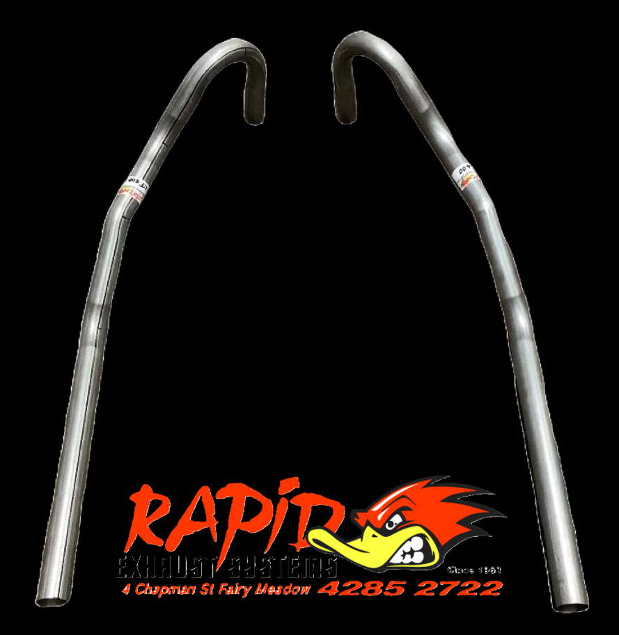 FORD XR XT XW XY SEDAN UTE WAGON P/VAN 2 inch dual TAIL PIPES