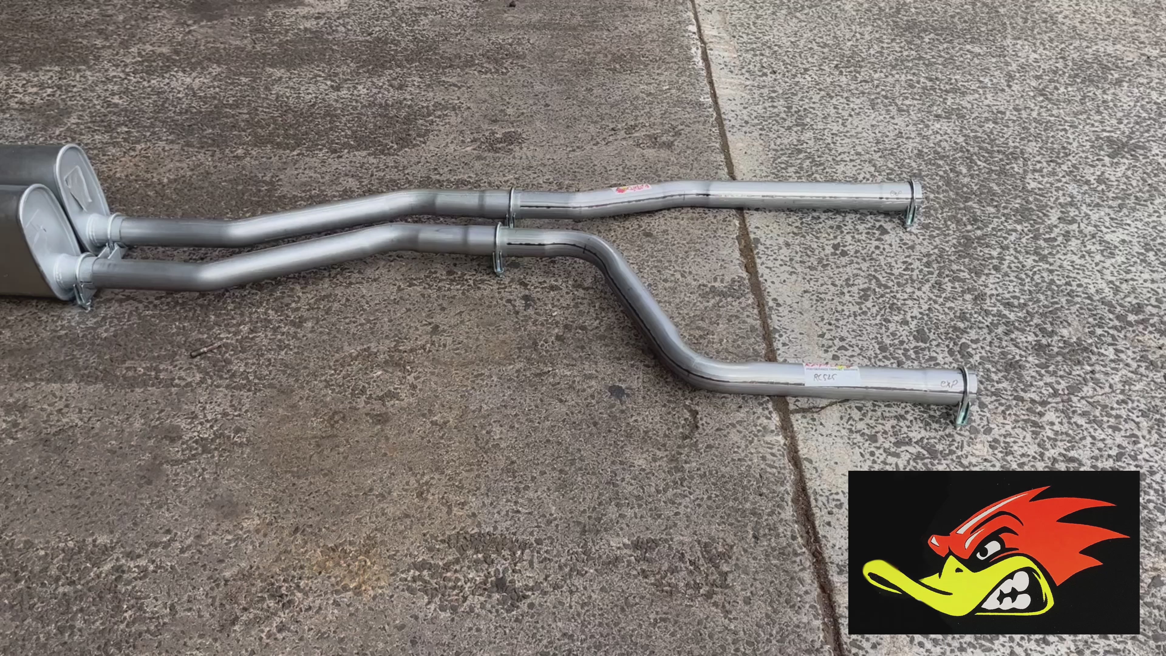 Holden HQ, HJ, HZ, HX, 1 TONNER (V8) 2" extractor back dual sports exhaust system