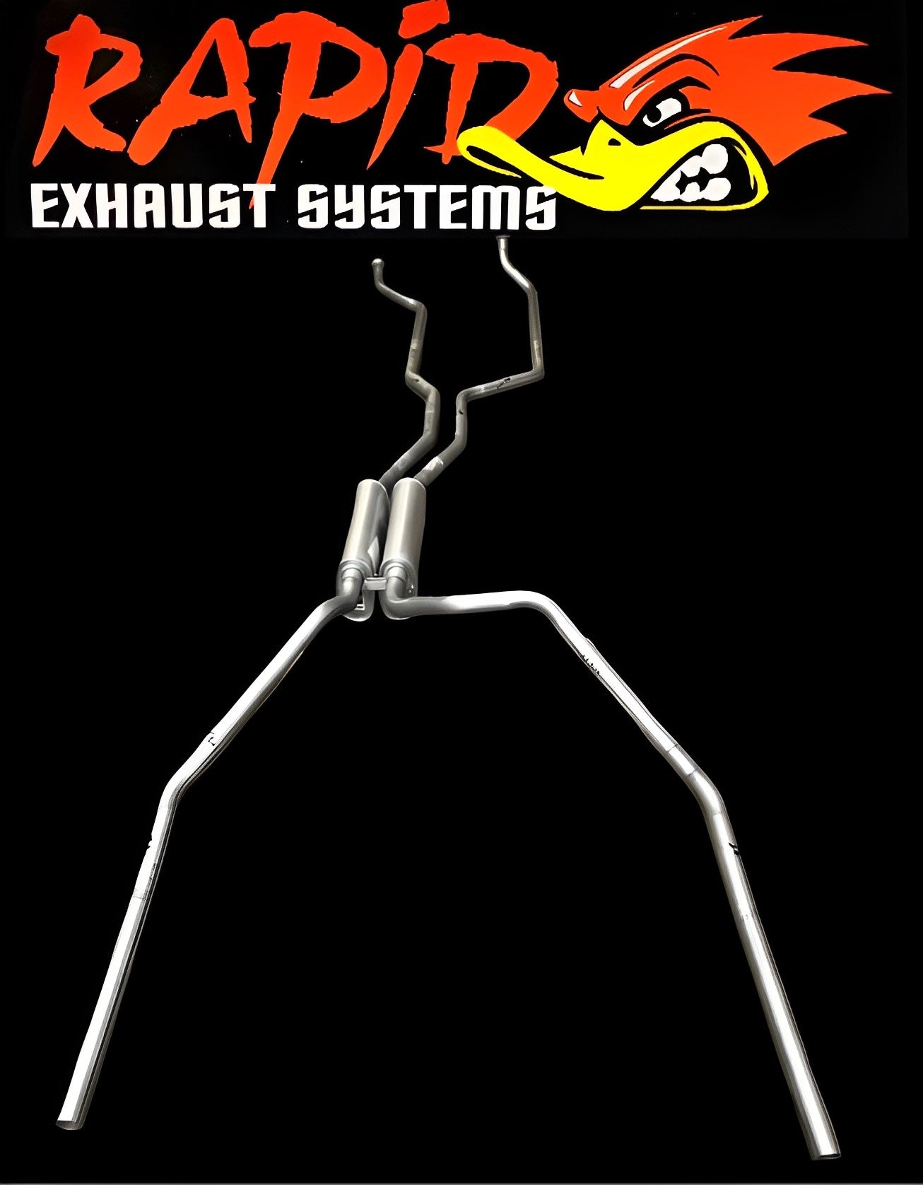 Holden HQ, HJ, HZ, HX, WB (V8) Ute, Panel van 2" dual manifold back sports exhaust system