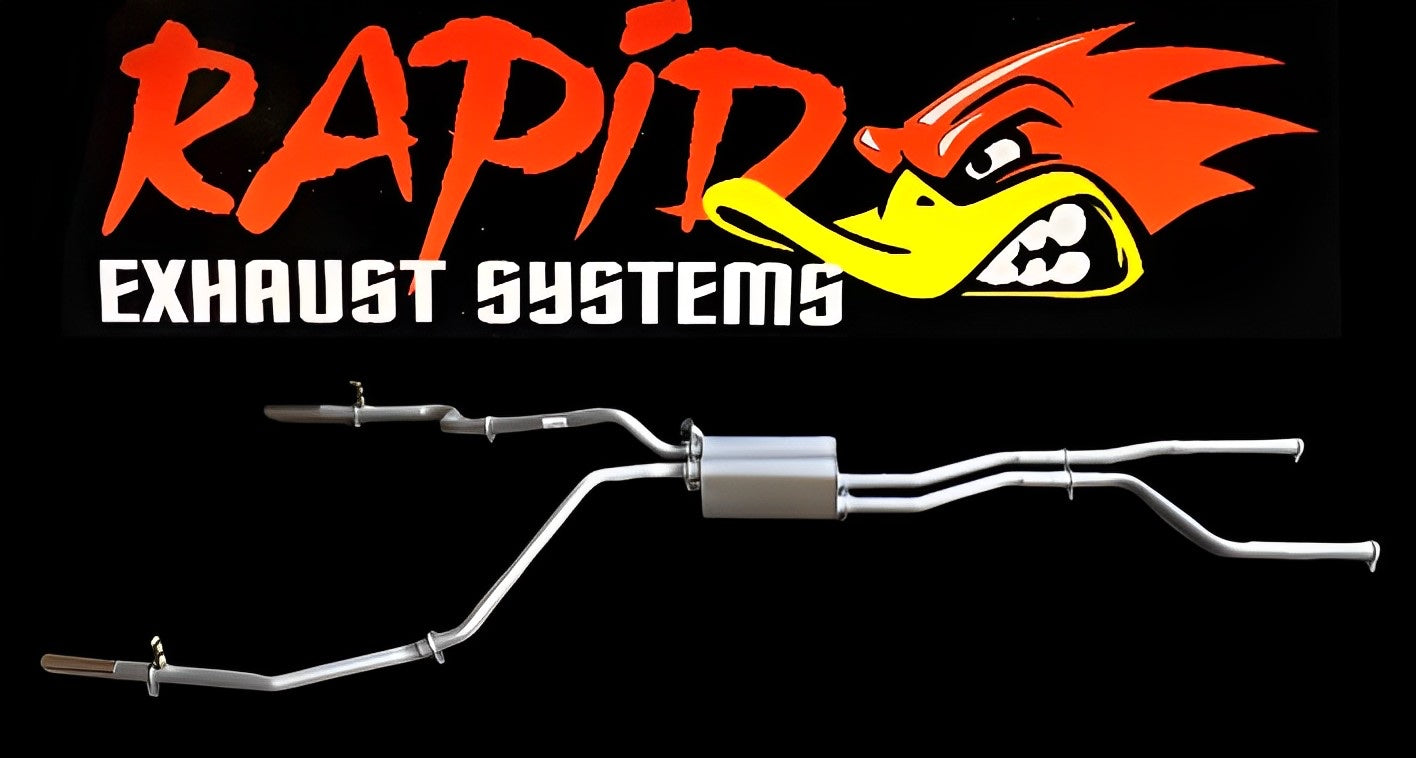 Holden HQ, HJ, HZ, HX, 1 TONNER (V8) 2" extractor back dual sports exhaust system