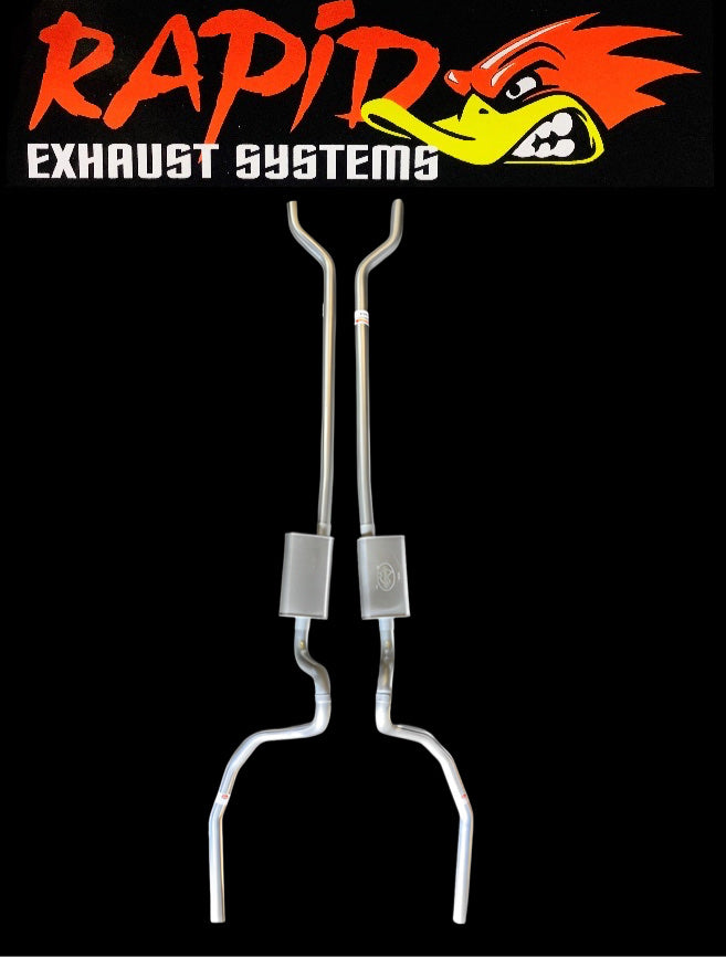 Holden LX, LH TORANA (V8) 2 1/2" extractor back mandrel bent dual sports exhaust system