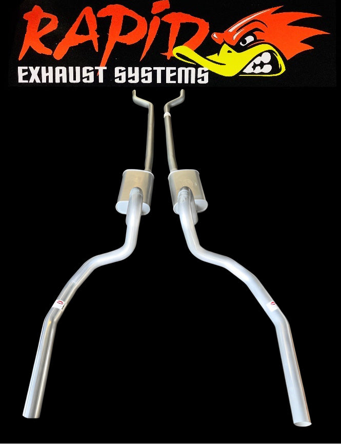 Holden LX, LH TORANA (V8) 2 1/2" extractor back mandrel bent dual sports exhaust system